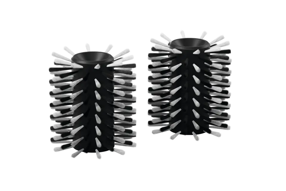 Brosses souples, pour la brosse-rouleau rotative