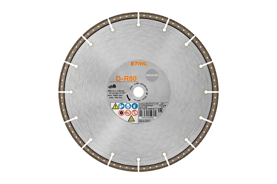 Disque à découper diamanté, Ø 230 mm, D-R80
