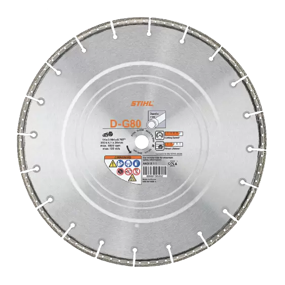 Disque à découper diamanté, Ø 300 mm, D-G80