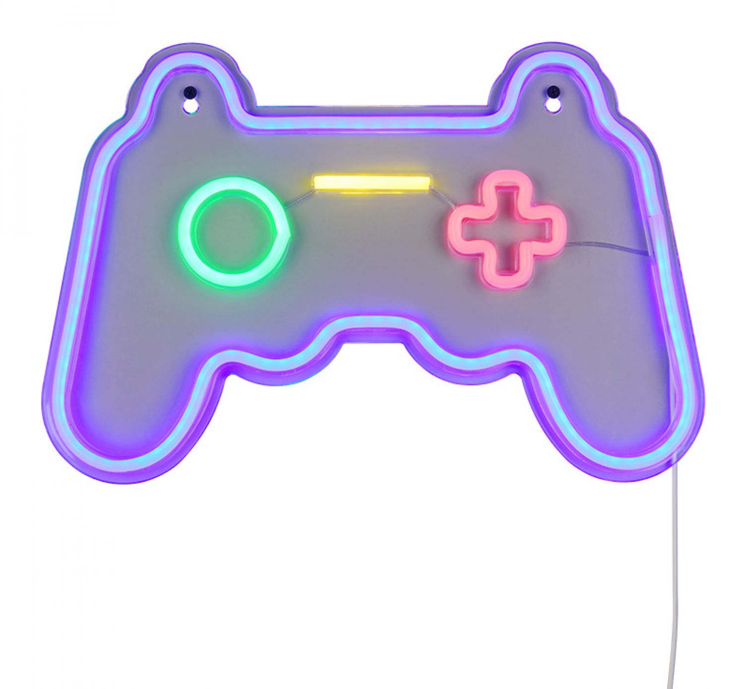 Néon LED mural – Manette de jeu